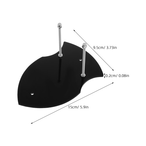Black Acrylic Multifunctional Sword Wall Mount Display Rack 1