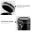 Lash Jar Eyelash Glue Storage Container Black Plastic 2pack 3