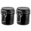 Lash Jar Eyelash Glue Storage Container Black Plastic 2pack 4