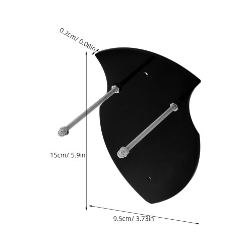 Black Acrylic Multifunctional Sword Wall Mount Display Rack 2