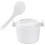 Dorm Rice Cooker 1set White Plastic With Food Warming Use 4