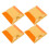 4 Pcs Reflective Plastic Studs Driveway Marker Road Bump Markers 1