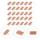 60pcs Small Square Plastic Nails For Home Drawer Sliding Useful 3