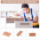 60pcs Small Square Plastic Nails For Home Drawer Sliding Useful 9