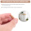 60pcs Small Square Plastic Nails For Home Drawer Sliding Useful 10