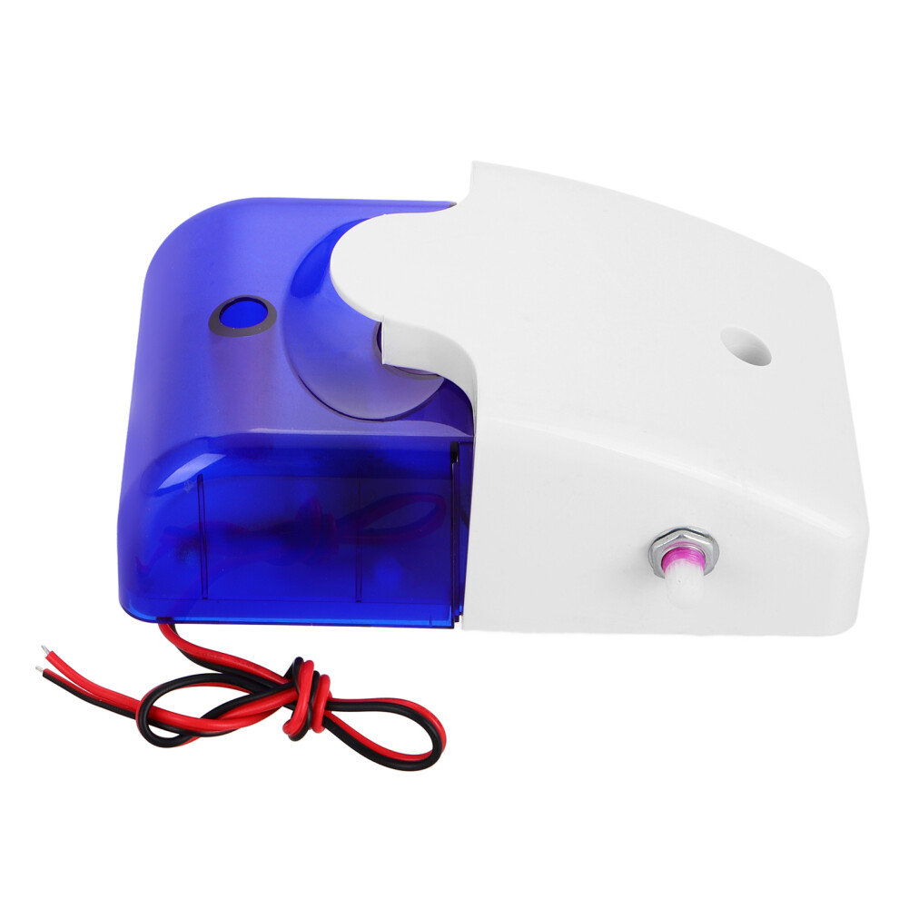 Sound Light Alarm Warning Signal Plastic Device Blue 1Pack 3161716834857