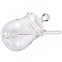 1 Set Honigpot met , Honigpot met , Honigdispenser