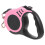 Laisse Rétractable Rose ABS Portable Confortable 9