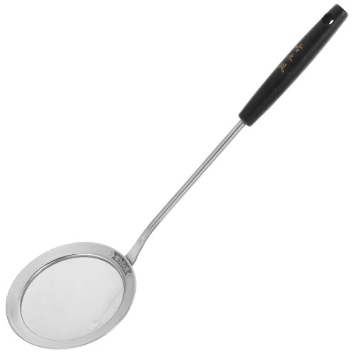 Oil Filter Spoon Heat Resistant Fine Mesh Silver For Kitchen 1