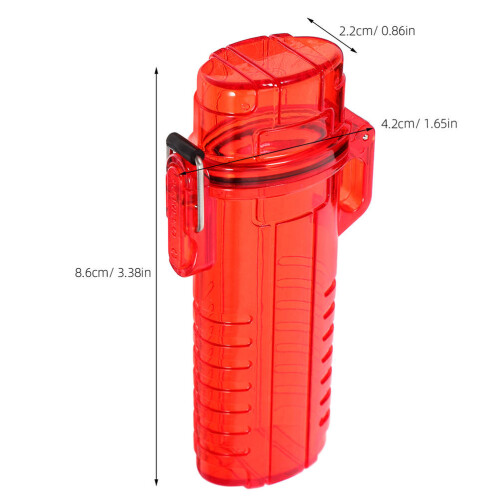 2pcs Spinner Lighter Case Plastic Assorted Camping Trip 2