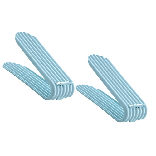Shoe And Boot Rack Sky Blue 2set