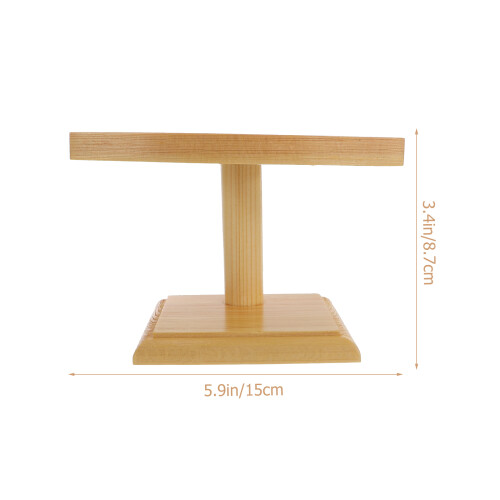 Holz Cone Rack Eistütenhalter Sushi Halter Hellgelb 2