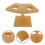Holz Cone Rack Eistütenhalter Sushi Halter Hellgelb 5