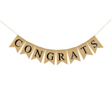 2019 Graduation Congrats Banner Wall Hanging Decoration Garland Flag