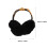 Fluffy Ear Muffs Black Synthetic Material 1pack 3