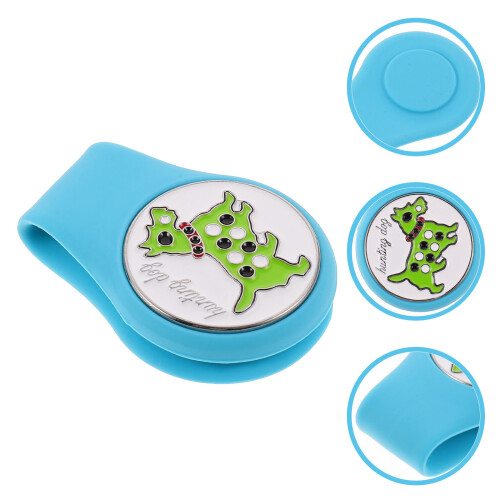 Raindrops Silicone Golf Holder Clip Blue Practical 1pcs 2