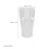 Reusable Plastic Tea Milk Water Drinking Cups 2pcs Stylish Chic 3