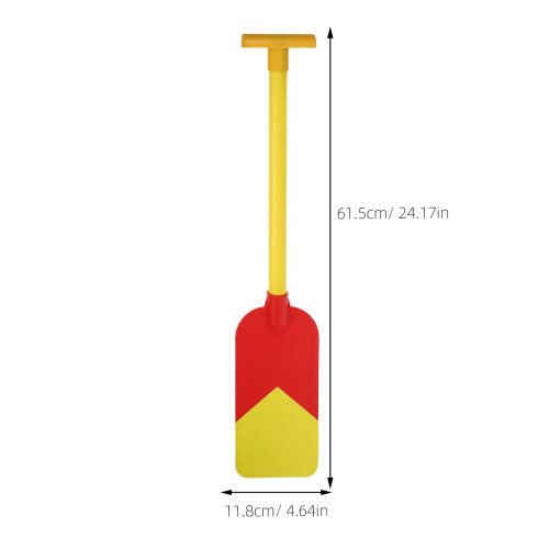 Row Boat Paddle Plastic Kayak Oar Yellow 1pack 2