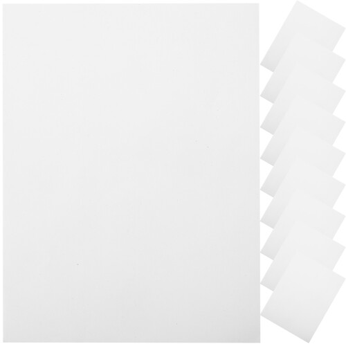 10 Sheets A4 Double Sided Adhesive Pad No Trace White Pet