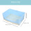 Bunny Potty Box Leak-Proof Blue Plastic For Hamster 1set 2