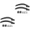 4 Sets Skate Buckle Shoelaces Skating Strap Guards Plastic 5