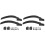 4 Sets Skate Buckle Shoelaces Skating Strap Guards Plastic 4