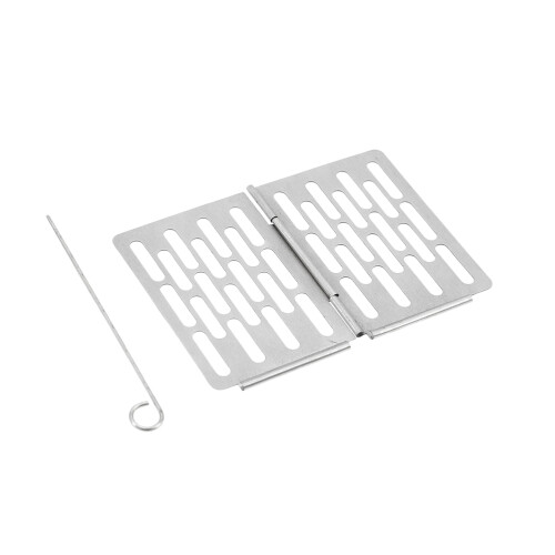 Barbecue Grill Rack Silver Easy To Assemble 1pc