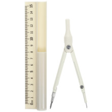 Compact Pen Ruler Set 1pcs For Student Math Artists