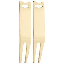 Golf Tool 2pcs Golden Iron For Golf Practice Compact