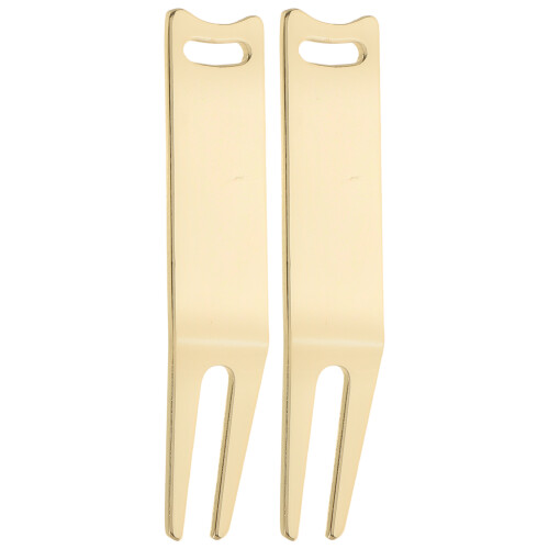 Golf Tool 2pcs Golden Iron For Golf Practice Compact