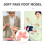 Silicone Foot Display Model Realistic Design For Nail Art 2pcs 6