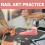 Silicone Foot Display Model Realistic Design For Nail Art 2pcs 7