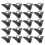Mens Tie Clip Sleek Appearance Plastic 20pcs 11