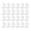 Bath Stickers 24pcs Non Slip Peva 1 Set White 3