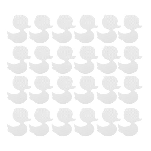 Bath Stickers 24pcs Non Slip Peva 1 Set White 2