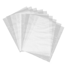 200pcs Transparent Pvc Bag Heat Shrink Wrap Film Heat Shrinkable Film
