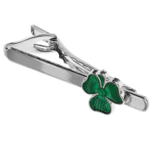 Elegant Tie Clips For Men Tie Clips Shamrock Pins Metal Decorative