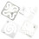 Sewing Patchwork Ruler Acrylic 4pcs 5.50x5.50x0.08in 5