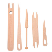 Wood Weaving Tool Set Khaki 1set 7.8x1in