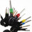 Electrical Pin Removal Tools Assorted Color 18pcs 8