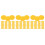 Plastic Holographic Gold Sequin For Latin Dance 3pcs 10