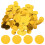 Plastic Holographic Gold Sequin For Latin Dance 3pcs 3