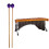 Muzikale Drumsticks Hout Paars Voor Beginners En 8