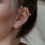 Hoop Stud Arrow Earrings Industrial Barbell Design 10