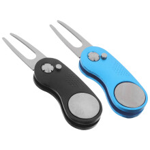 Golf Pitch Mark Reparatie Tool Aluminiumlegering Gekleurde 2