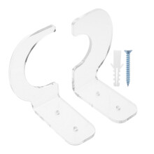 2 Pairs Acrylic Bat Hanger For Tennis Bats 3.3x2.5x2.0in