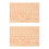 Raindrops  2 Sheets Keyboard Stickers Computer Film Clear Lettering 3