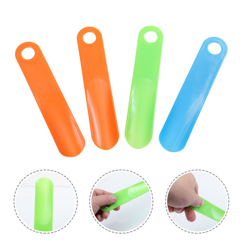 4St Universele Plastic Schoenlepel Met , Thuis En Hotel 1