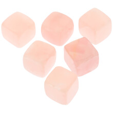 6pcs Pink Crystal Ice Cubes Miss Stone Reusable Whiskey Chilling