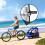 Stroller Pull Head Trailer Accessories Baby Bike Adapter Attachment 3